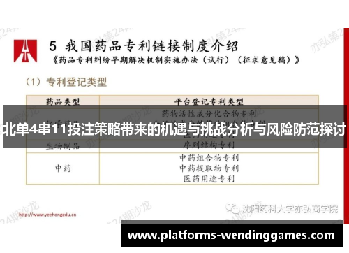 北单4串11投注策略带来的机遇与挑战分析与风险防范探讨