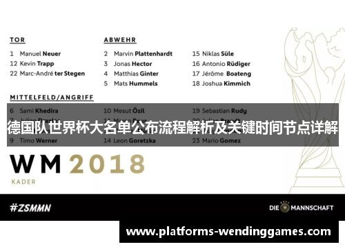德国队世界杯大名单公布流程解析及关键时间节点详解