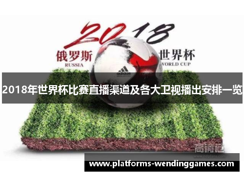 2018年世界杯比赛直播渠道及各大卫视播出安排一览